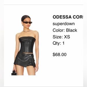 Superdown REVOLVE Corset Top (brand new)